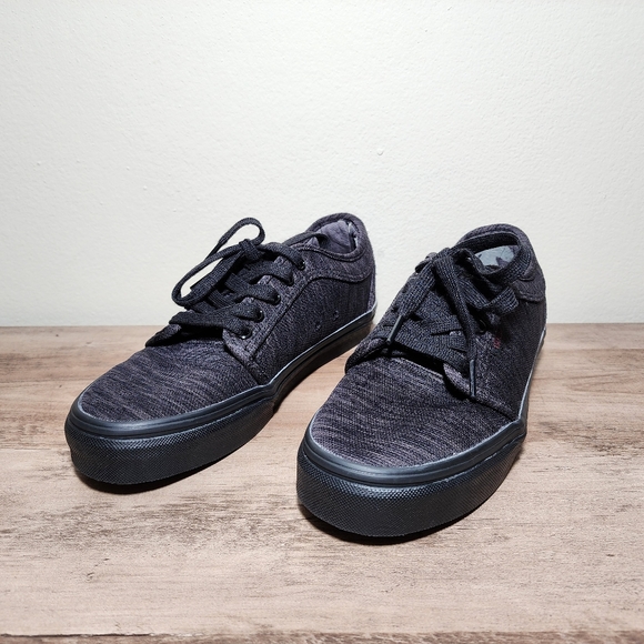 VANS UltraCush HD Pro Mens Black Canvas Lace Up Skateboard Shoes Sneakers Sz 6.5 - Picture 2 of 11